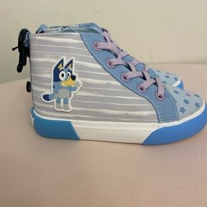 NWT Bluey high top sneaker size 10